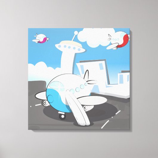 Toile Avions Jouets (Recto)