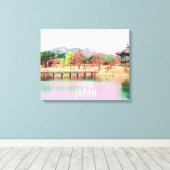 Toile Avis de voyage de Kyoto Japon (Insitu (Plancher de Bois))