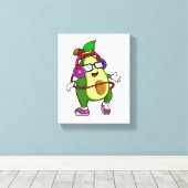 Toile Avocado à musique avec casque (Insitu (Plancher de Bois))