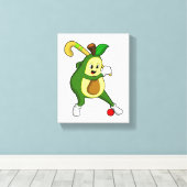 Toile Avocado at hockey (Insitu (Plancher de Bois))