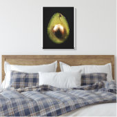 Toile Avocado, Fruit, arrière - plan noir (Insitu(Chambre))