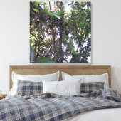 Toile Avocatier - Garniture vert olive (Insitu(Chambre))