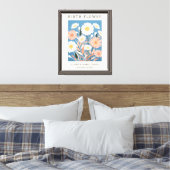 Toile Avril Mois de naissance Marché aux fleurs (Insitu(Chambre))