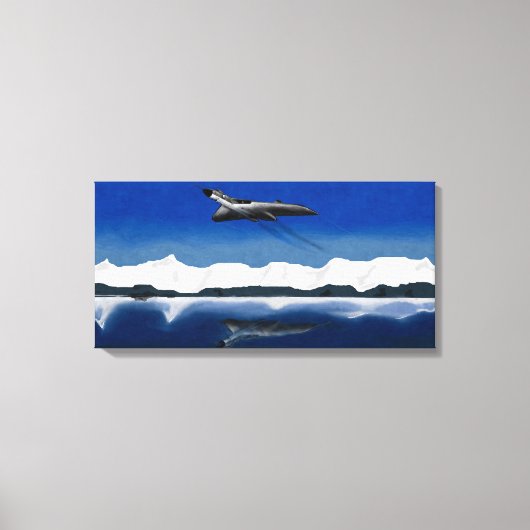 Toile Avro Vulcan puissance reflétée (Recto)