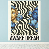 Toile Awake Dream (Sun&Moon) Stretched Canvas Print (Insitu (Plancher de Bois))