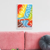 Toile Awesome abstract art by RRW 2026 (Insitu(Salon))