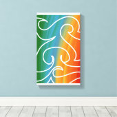 Toile Awesome abstract art by RRW 2026 #2 (Insitu (Plancher de Bois))