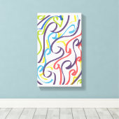 Toile Awesome Maori style ribbon art (Insitu (Plancher de Bois))