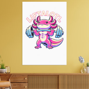 Toile Axolotl LIFTALOTL