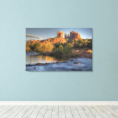 Toile AZ, Arizona, Sedona, Crescent Moon Loon 3 (Insitu (Plancher de Bois))