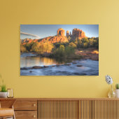 Toile AZ, Arizona, Sedona, Crescent Moon Loon 3 (Insitu(Salon))