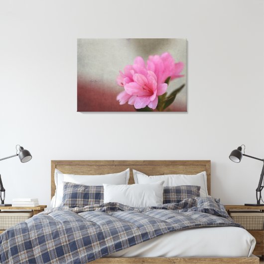 Toile Azalée Rose Texturée (Insitu(Chambre))