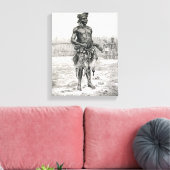 Toile Azandeh Binsa ou sorcier (Insitu(Salon))