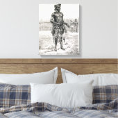Toile Azandeh Binsa ou sorcier (Insitu(Chambre))