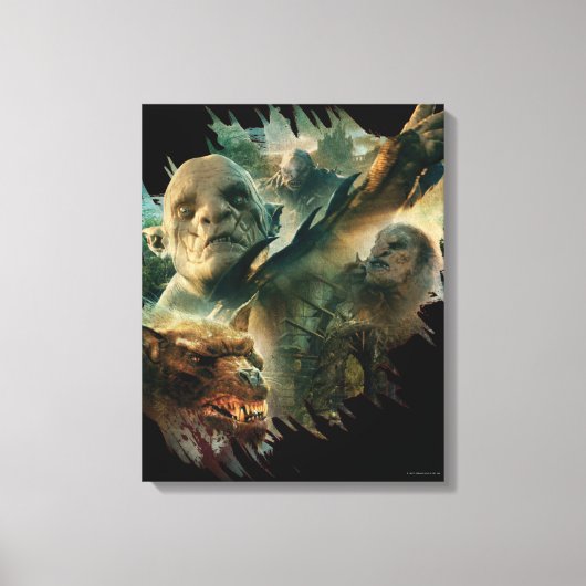 Toile Azog, Narzug et Bolg Graphic (Recto)