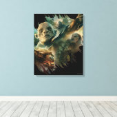 Toile Azog, Narzug et Bolg Graphic (Insitu (Plancher de Bois))