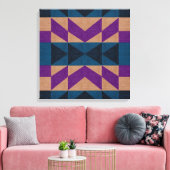 Toile Aztec Abstrait (Insitu(Salon))