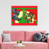 Toile Aztec Artistic Design (Insitu(Salon))