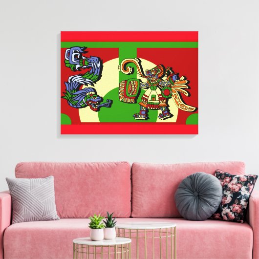 Toile Aztec Artistic Design (Insitu(Salon))