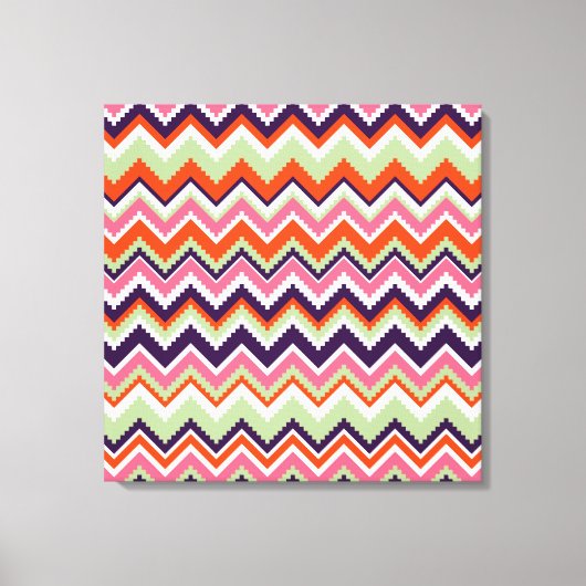 Toile Aztec Chevron #7 à Victoria Shaylee (Recto)