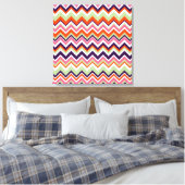 Toile Aztec Chevron #7 à Victoria Shaylee (Insitu(Chambre))