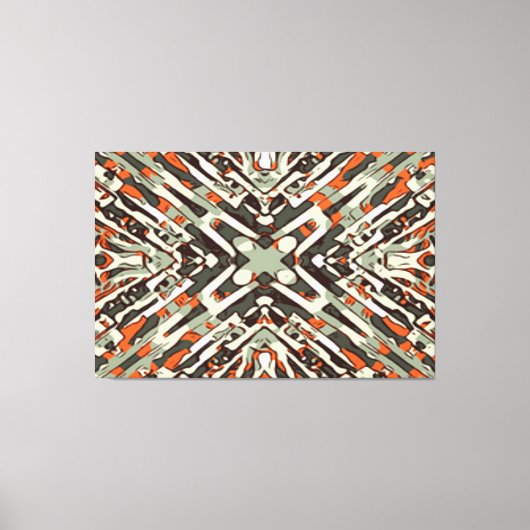 Toile AZTEC Mexican 3 Panel Home Office Canvas Wall Art (Recto)