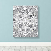 Toile AZTEC OU MEXICA mexicaine (Insitu (Plancher de Bois))