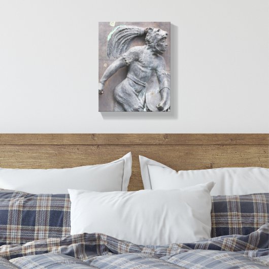 Toile Aztec Warrior Stone graver (Insitu(Chambre))