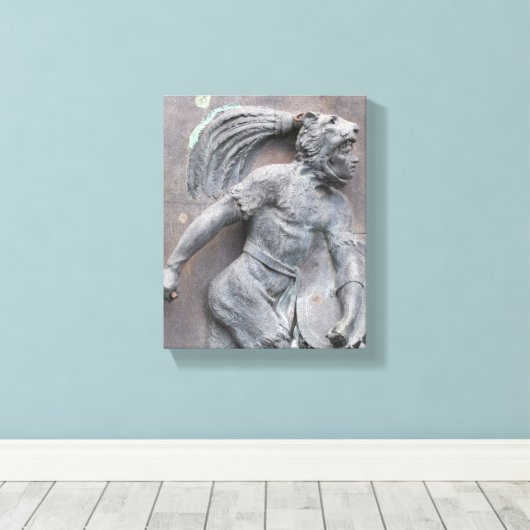 Toile Aztec Warrior Stone graver (Insitu (Plancher de Bois))