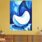 Toile Azure Curved Serenity (Insitu(Salon))