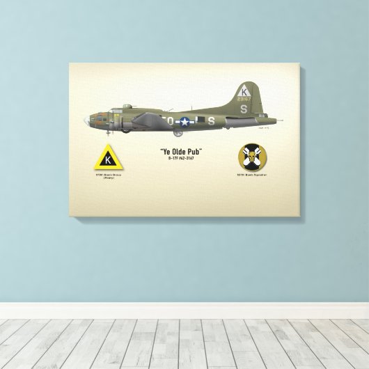 Toile B-17 "Ye Olde Pub" (Insitu (Plancher de Bois))