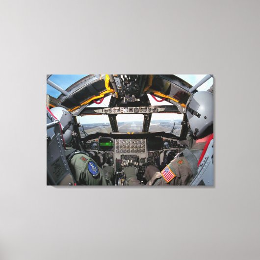 Toile B-52H COCKPIT STRATOFORTRESS 24x36 (Recto)