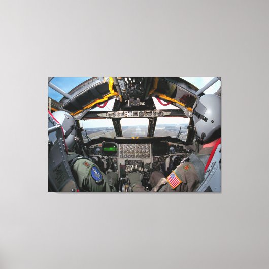 Toile B-52H COCKPIT STRATOFORTRESS 32x48 (Recto)