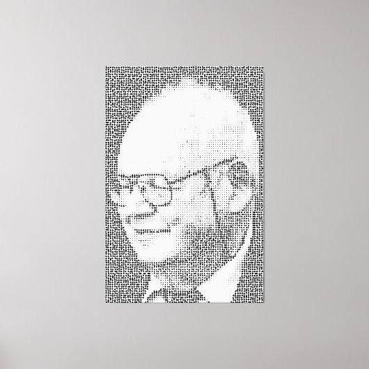 Toile B dans Benoit B Mandelbrot signifie Benoit B M (Recto)