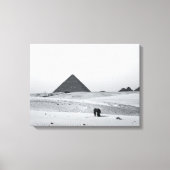Toile B&W Pyramids (Recto)