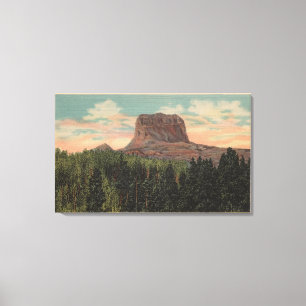 Toile Babb, la TA - vue de grande montagne en chef de
