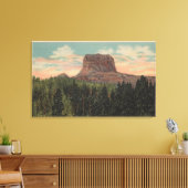 Toile Babb, MT - Vue du Grand Chef Mountain de Hwy (Insitu(Salon))