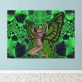 Toile Babfly woman (Insitu (Plancher de Bois))