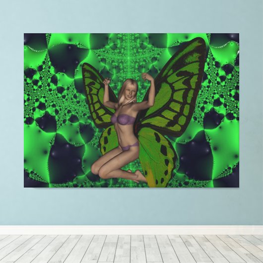 Toile Babfly woman (Insitu (Plancher de Bois))