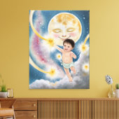 Toile Baby from the Moon Canvas (Insitu(Salon))