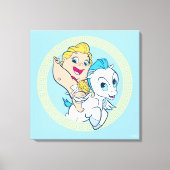 Toile Baby Hercules Riding Pegasus Canvas Print (Recto)