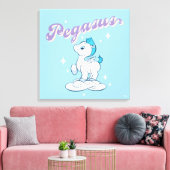 Toile Baby Pegasus Canvas Print (Insitu(Salon))