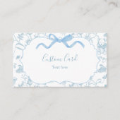 Toile Baby shower Custom Informatiekaartje (Voorkant)