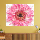 Toile Baby shower rose Fleur - Rose Design (Insitu(Salon))