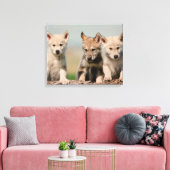 Toile Baby Wolves (Insitu(Salon))