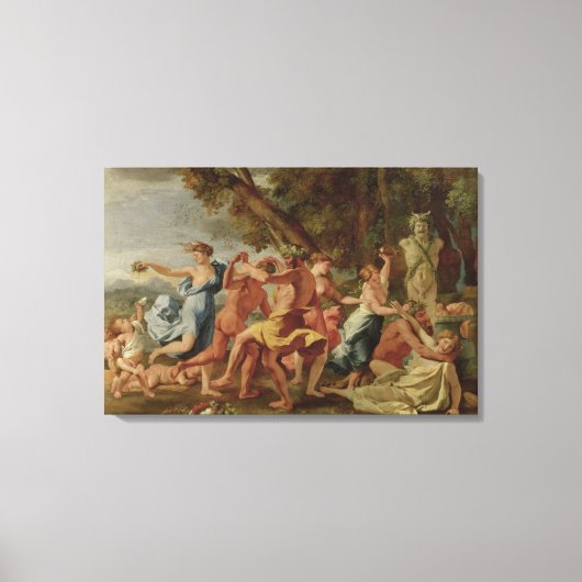 Toile Bacchanal devant un Herme, c.1634 (Recto)