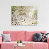 Toile Bacchanalia (pen, ink & w/c) (Insitu(Salon))