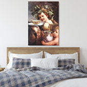 TOILE BACCHUS, RAISINS ET VIN BLANC (Insitu(Chambre))