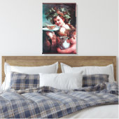 TOILE BACCHUS, RAISINS ET VIN BLANC (Insitu(Chambre))