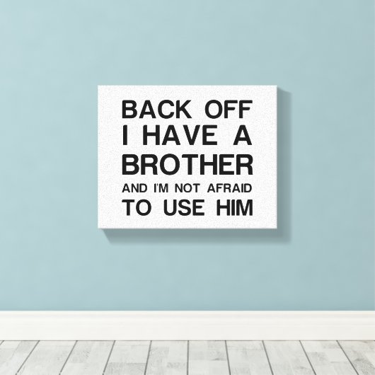 TOILE BACK OFF I HAVE A (Insitu (Plancher de Bois))